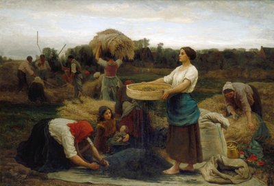 Die Colza (Ernte von Raps), 1860 von Jules Breton